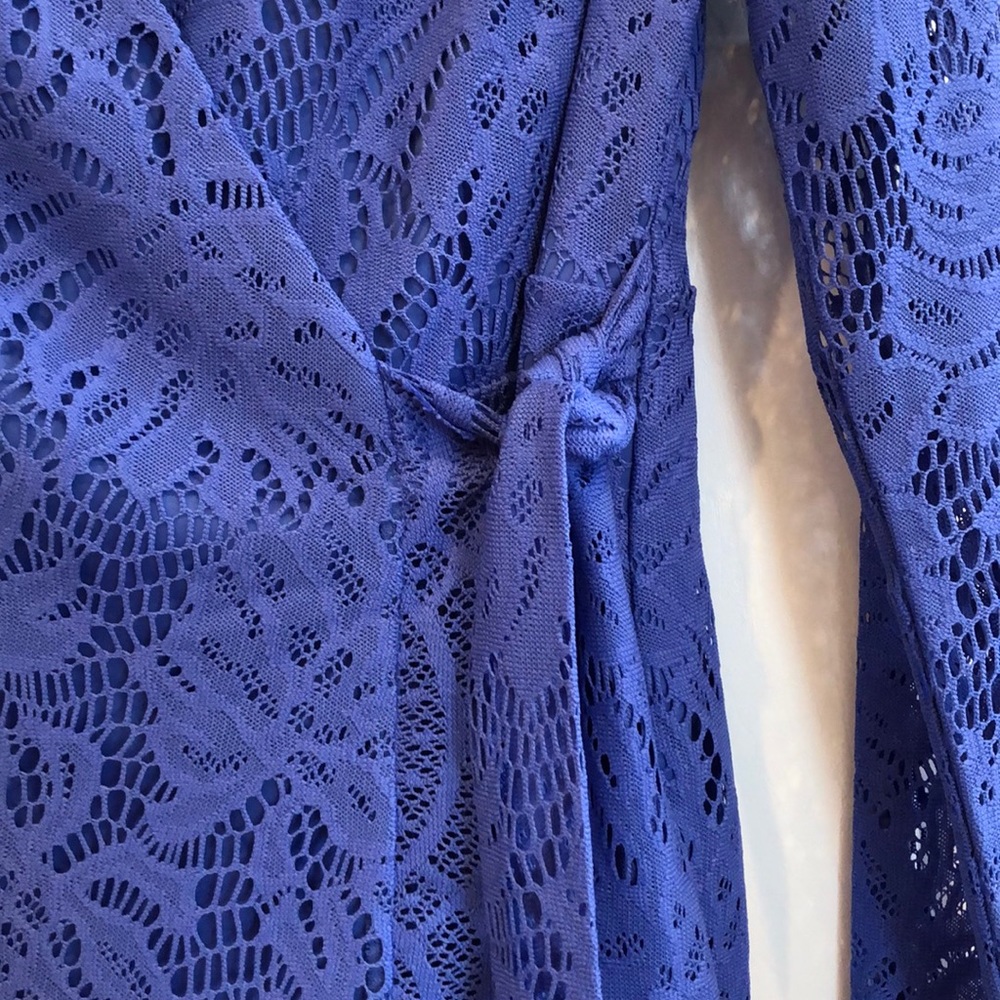 NWT Lilly Pulitzer Tiki Wrap Romper Beckon Blue - Picture 2 of 8